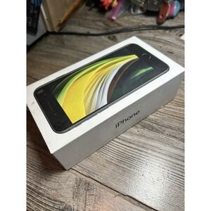 Apple‎ iPhone SE 2nd gen Empty Box Only 64gb black with The insert